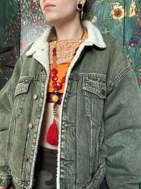 BDG sage oversized denim jacket